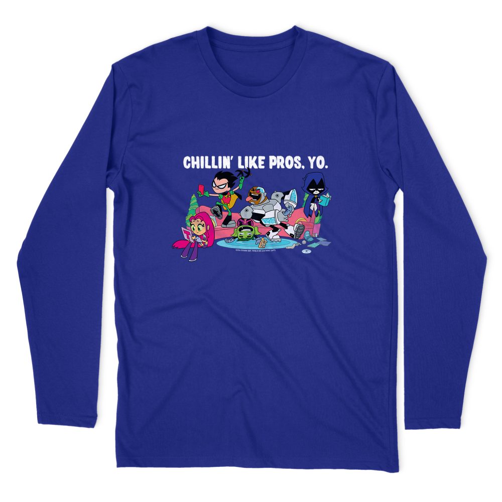 TEEN TITANS GO LIKE PROS YO LONG SLEEVE T-SHIRT