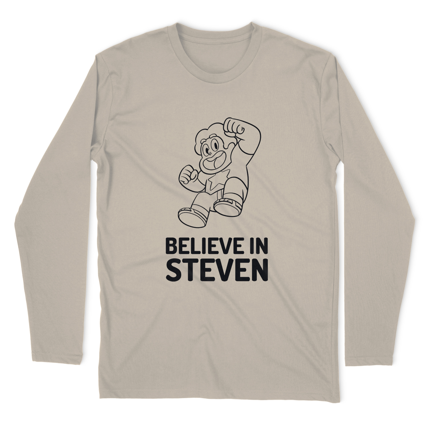 STEVEN UNIVERSE BELIEVE IN STEVEN LONG SLEEVE T-SHIRT