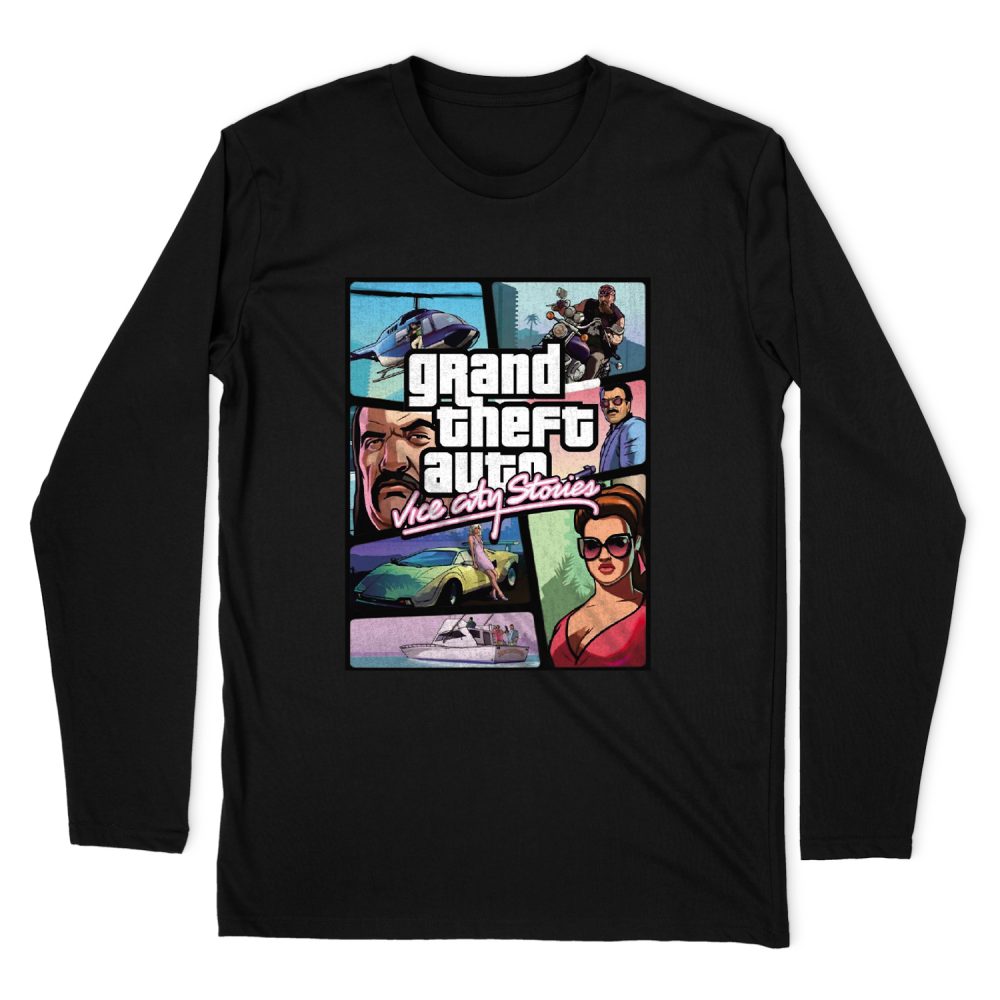 GTA VICE CITY  STORIES POSTER LONG SLEEVE T-SHIRT