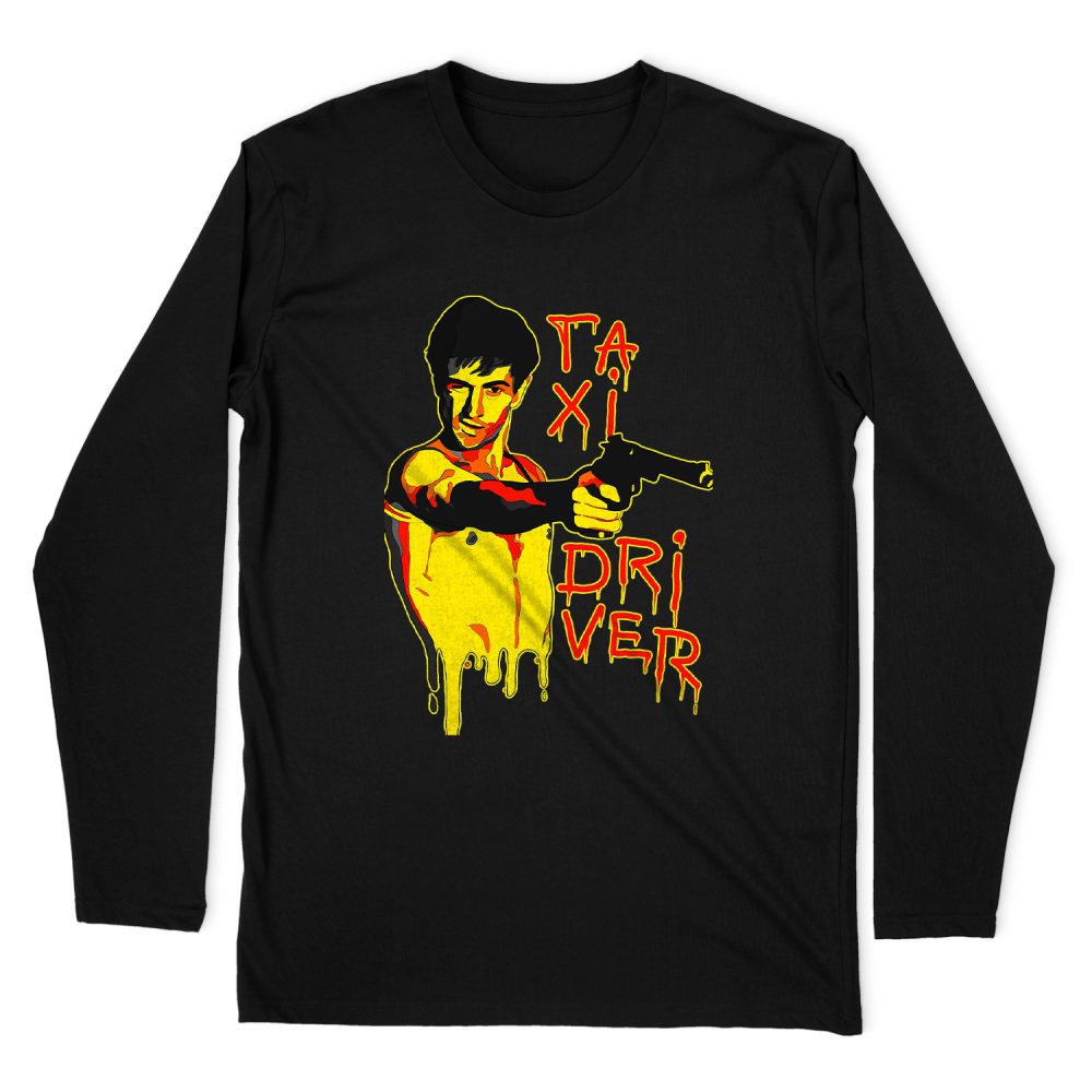 TAXI DRIVER -TRAVIS BICKLE  (1976) LONG SLEEVE T-SHIRT