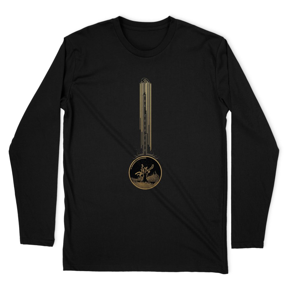 THE FOUNTAIN DESIGN LONG SLEEVE T-SHIRT