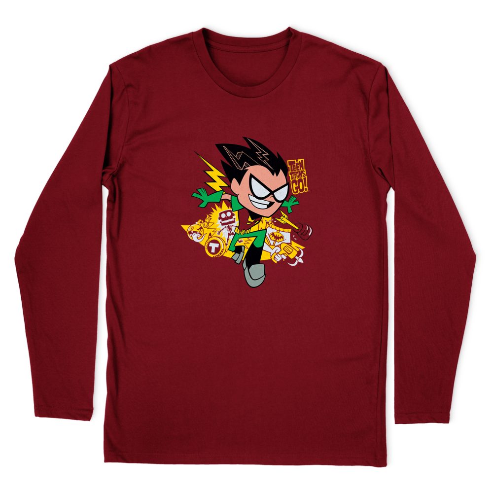 TEEN TITANS GO ROBIN LONG SLEEVE T-SHIRT