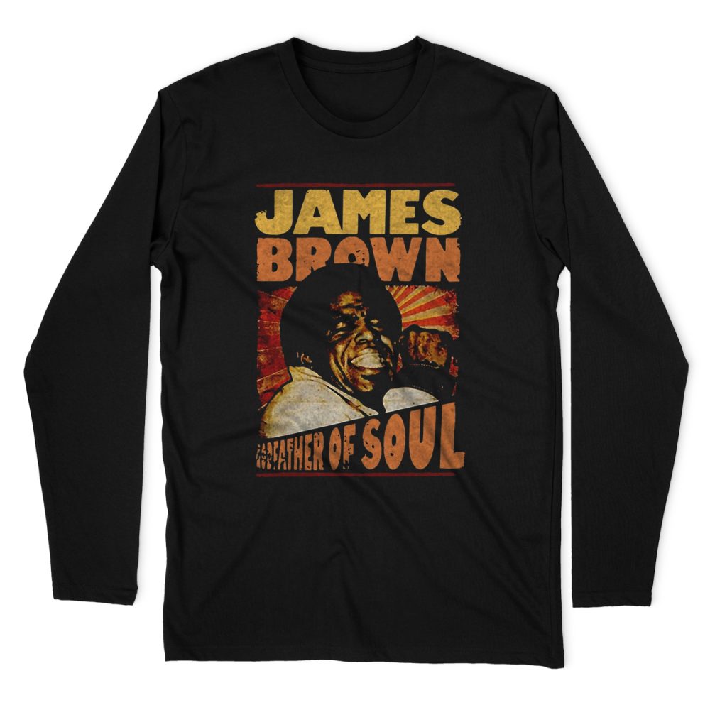 JAMES BROWN LONG SLEEVE T-SHIRT