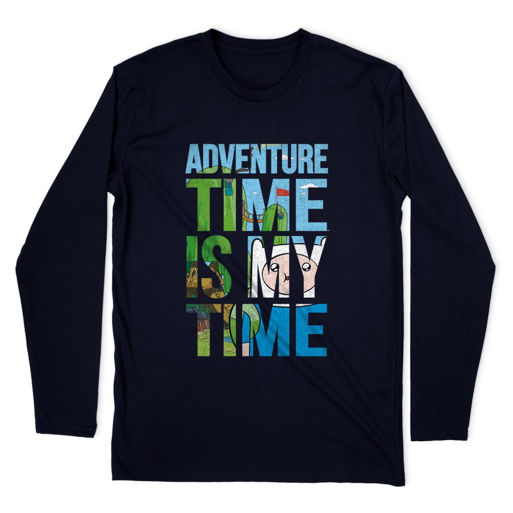 ADVENTURE TIME MY TIME LONG SLEEVE T-SHIRT