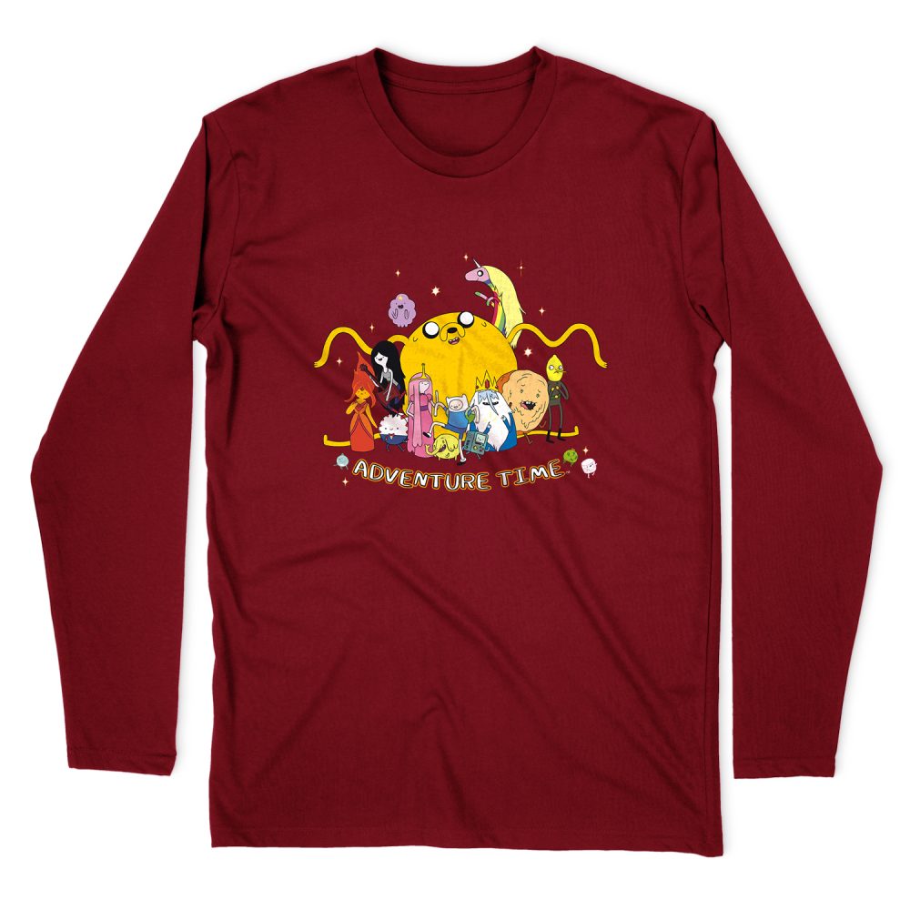 ADVENTURE TIME OUTSTRETCHED LONG SLEEVE T-SHIRT