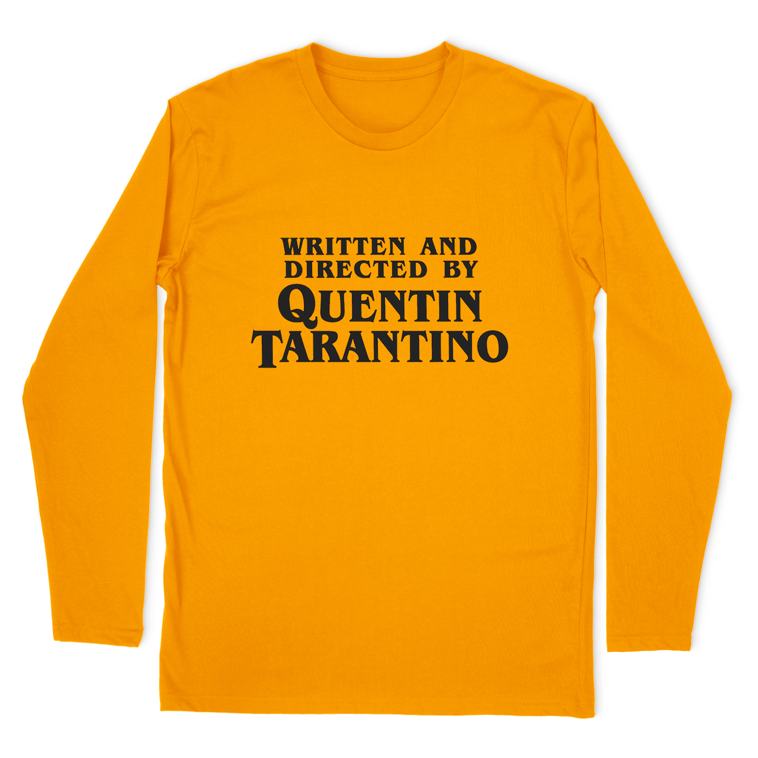 WRITTER AND DIRECTED BY QUENTIN TARANTINO LONG SLEEVE T-SHIRT