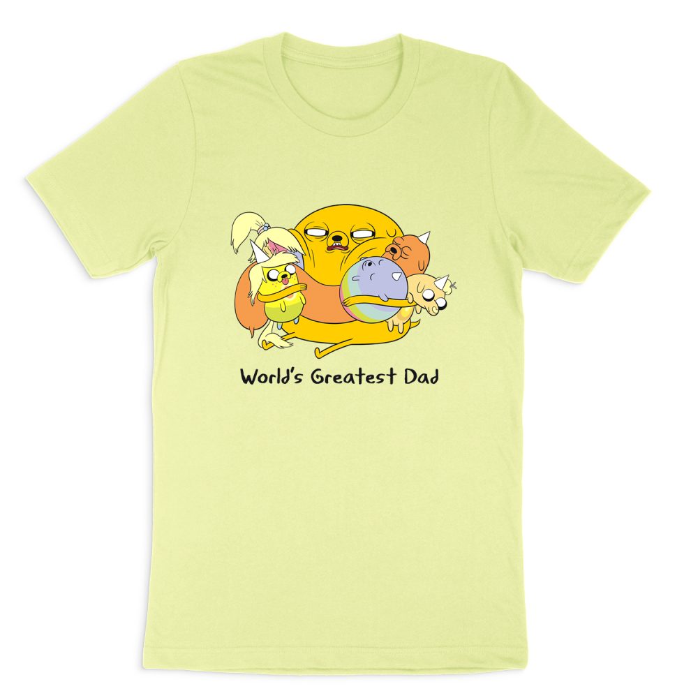 ADVENTURE TIME WORLDS GREATEST DAD SHORT SLEEVE T-SHIRT