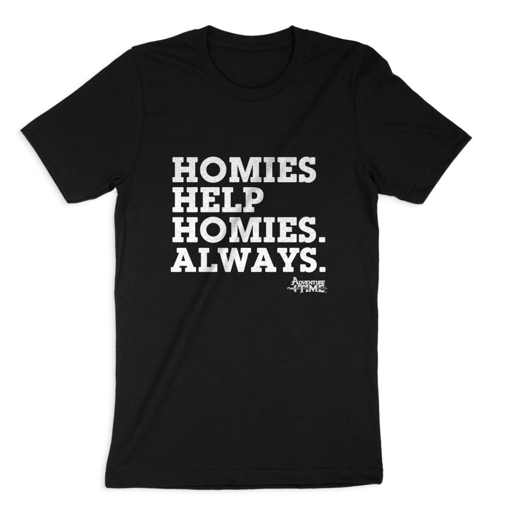 ADVENTURE TIME HOMIES HELP HOMIES SHORT SLEEVE T-SHIRT