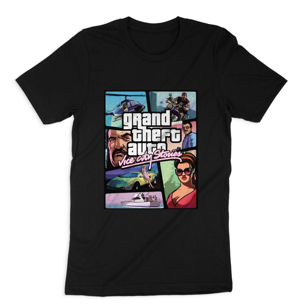 GTA VICE CITY  STORIES POSTER SHORT SLEEVE T-SHIRT