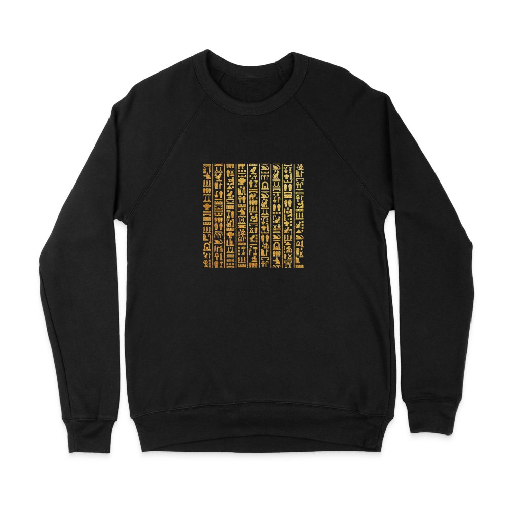 ANCIENT EGYPTIAN HIEROGLYPHS SWEATSHIRT