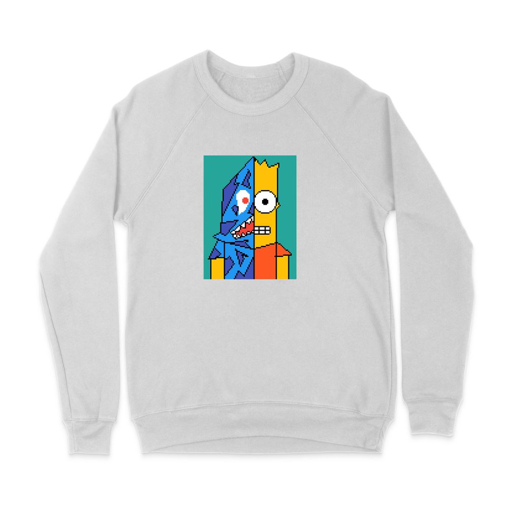 THE SIMPSONS ART PIXEL SWEATSHIRT