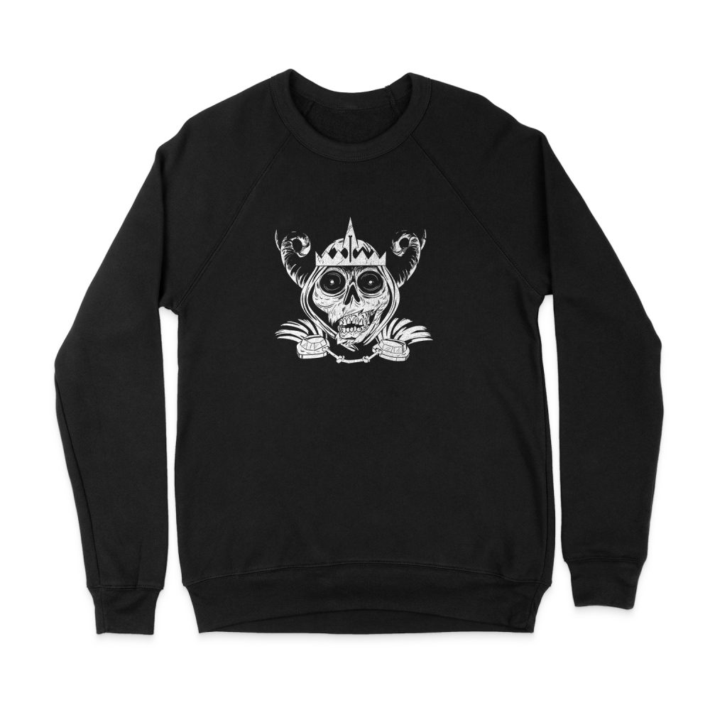 ADVENTURE TIME SKULL FACE SWEATSHIRT