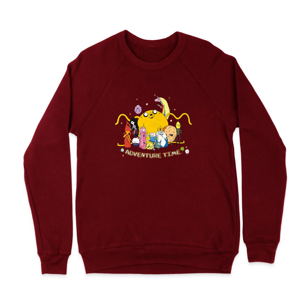 ADVENTURE TIME OUTSTRETCHED SWEATSHIRT