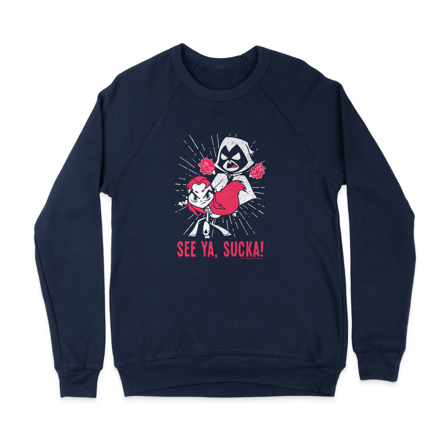 TEEN TITANS GO SUCKAS SWEATSHIRT