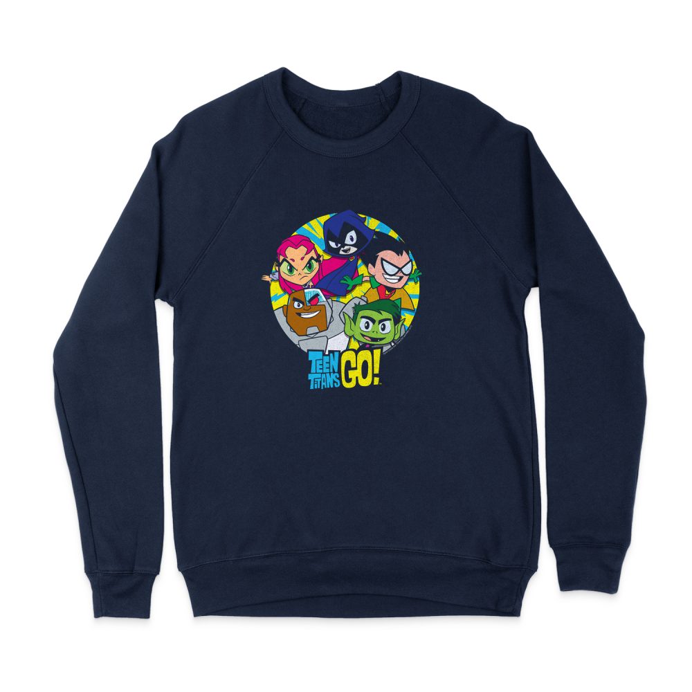 TEEN TITANS GO GO GO GROUP SWEATSHIRT