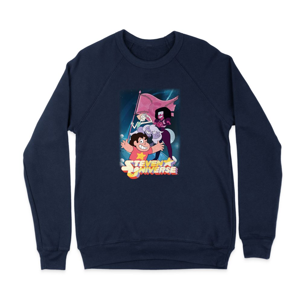 STEVEN UNIVERSE CRYSTAL GEM FLAG SWEATSHIRT