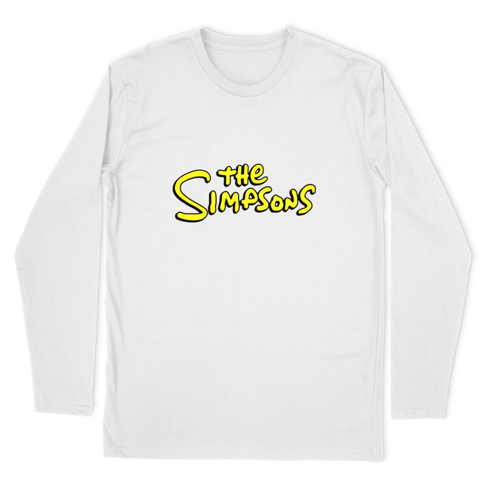 THE SIMPSONS LOGO LONG SLEEVE T-SHIRT