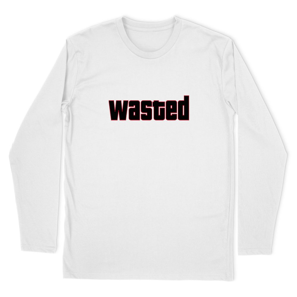 GTA WASTED LOGO LONG SLEEVE T-SHIRT