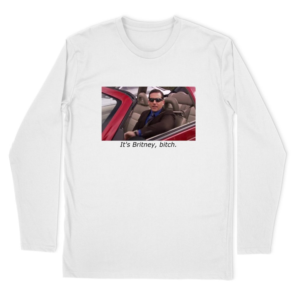 IT'S BRITENY MICHAEL SCOTT LONG SLEEVE T-SHIRT