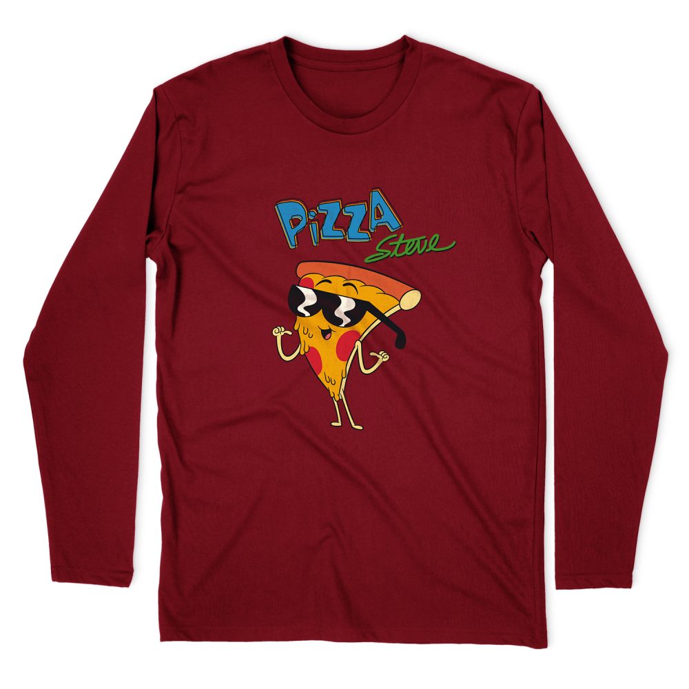 UNCLE GRANDPA PIZZA STEVE LONG SLEEVE T-SHIRT