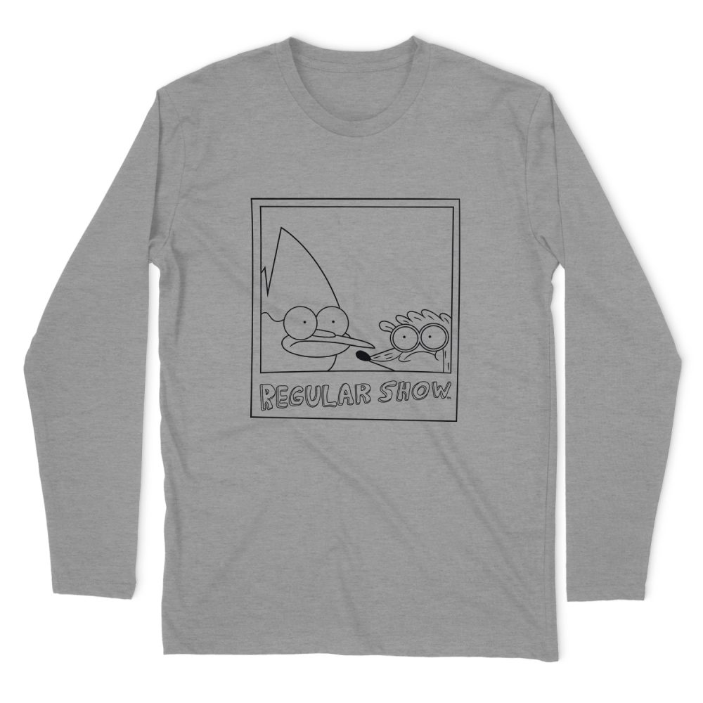 REGULAR SHOW POLOROID LONG SLEEVE T-SHIRT