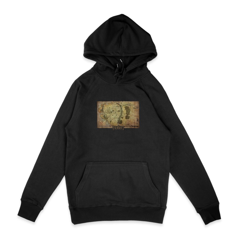 THE HOBBIT MIDDLE EARTH MAP HOODIE