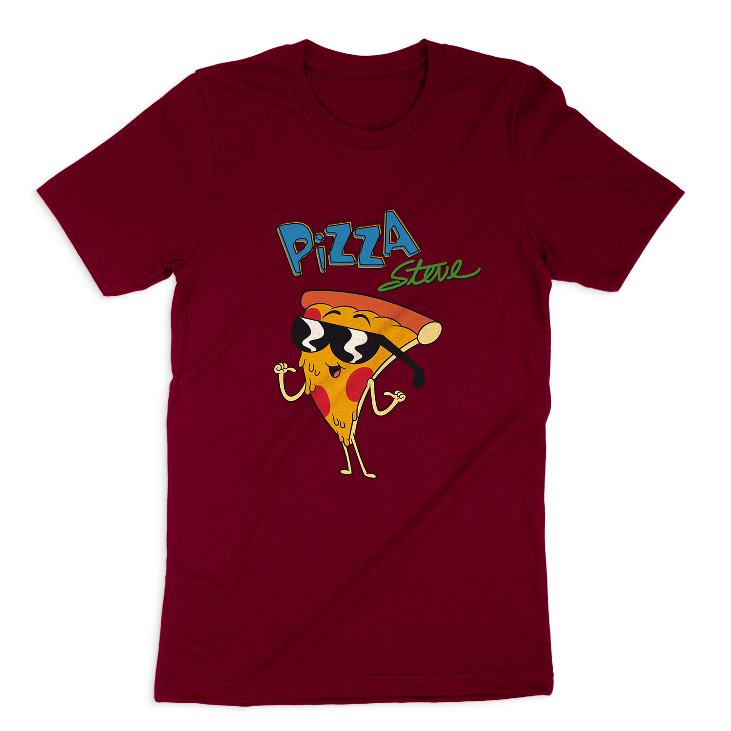 UNCLE GRANDPA PIZZA STEVE SHORT SLEEVE T-SHIRT