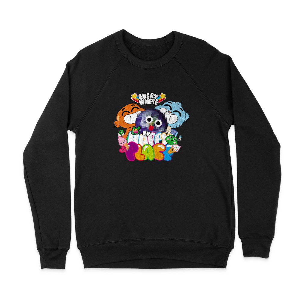 THE AMAZING WORLD OF GUMBALL HAPPY PLACE SWEATSHIRT