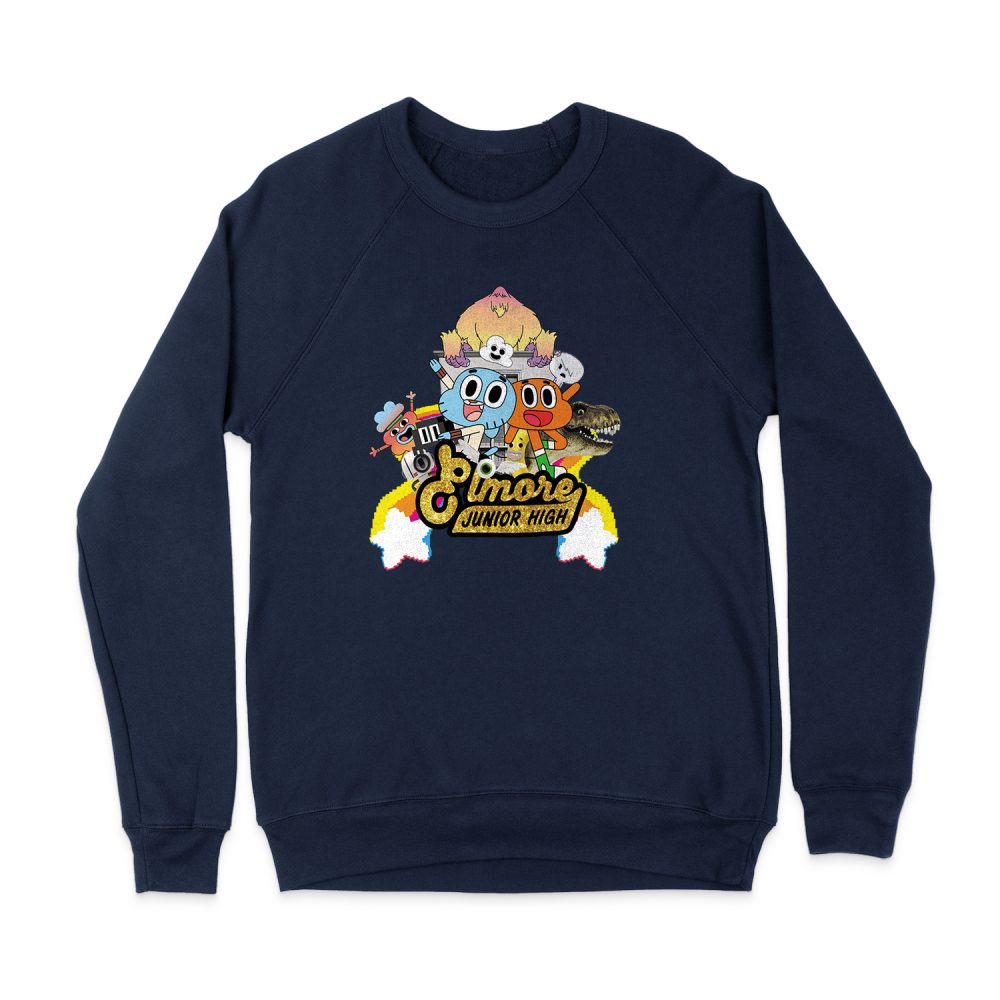 THE AMAZING WORLD OF GUMBALL ELMORE JUNIOR HIGH SWEATSHIRT