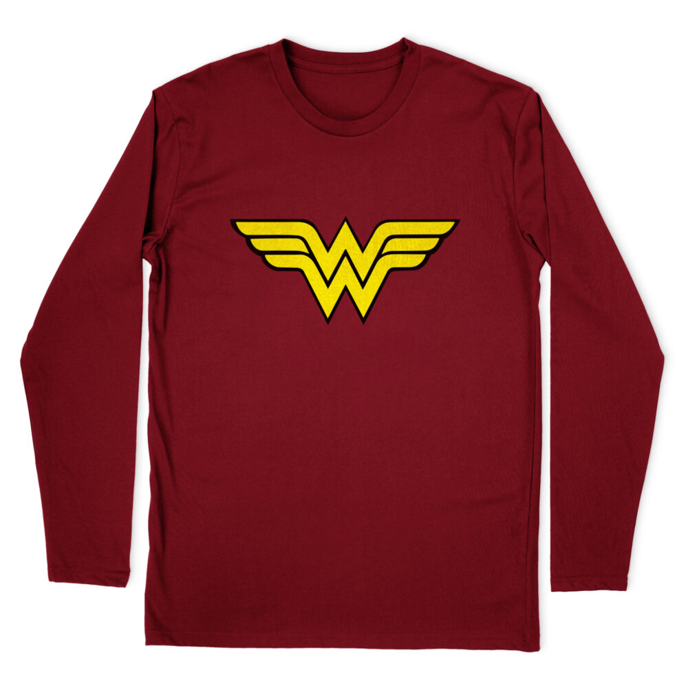 DC COMICS WONDER WOMAN LOGO LONG SLEEVE T-SHIRT