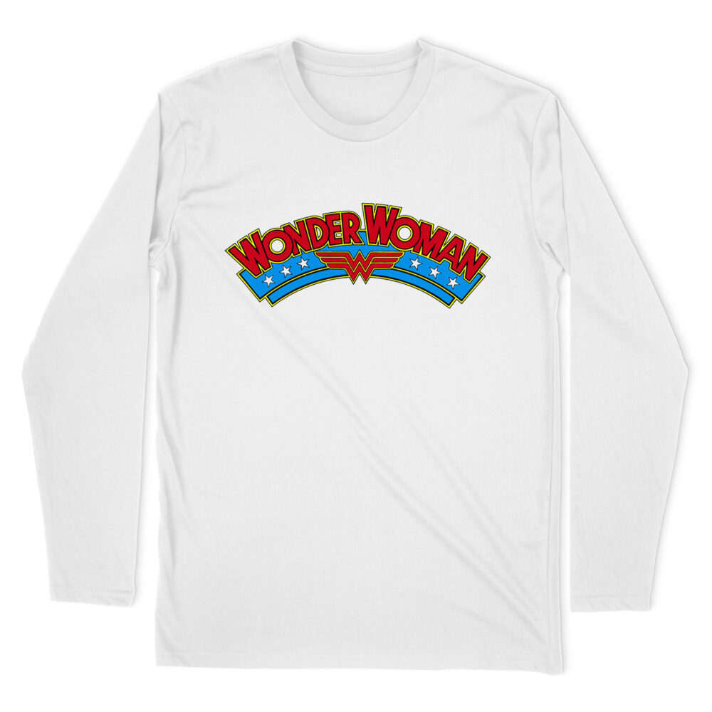 WONDER WOMAN LOGO LONG SLEEVE T-SHIRT