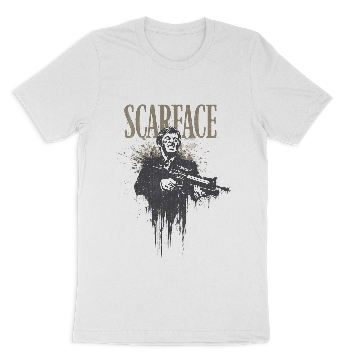 SCARFACE B&W SHORT SLEEVE T-SHIRT